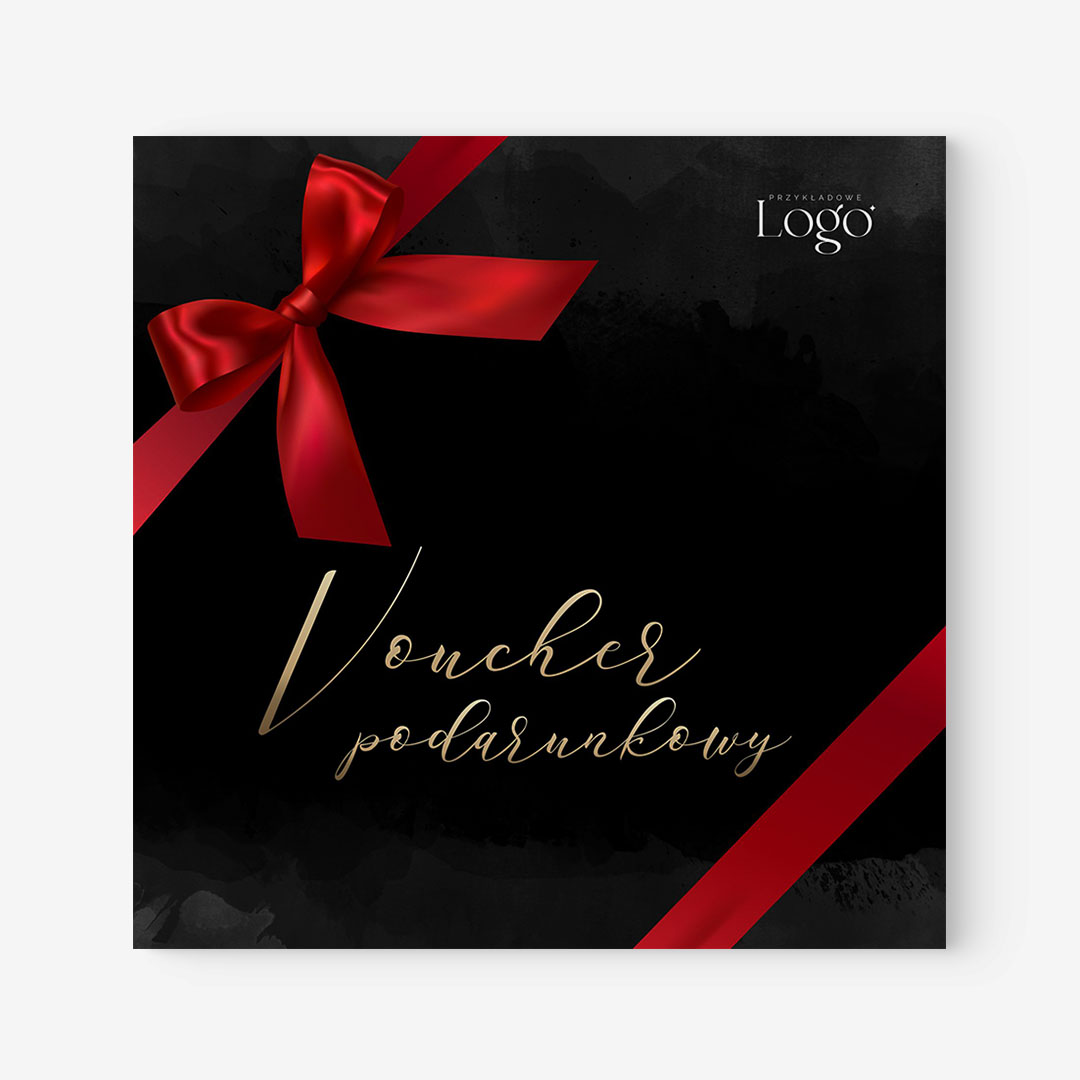 Voucher podarunkowy z miejscem na logo - VCH538