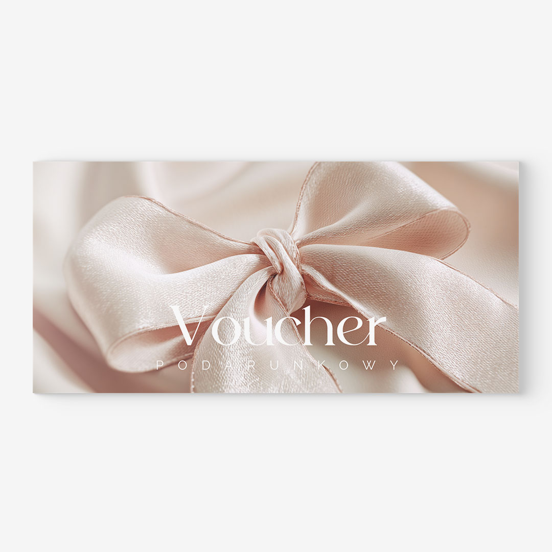 Elegancki Voucher podarunkowy z nadrukiem logo - VCH543