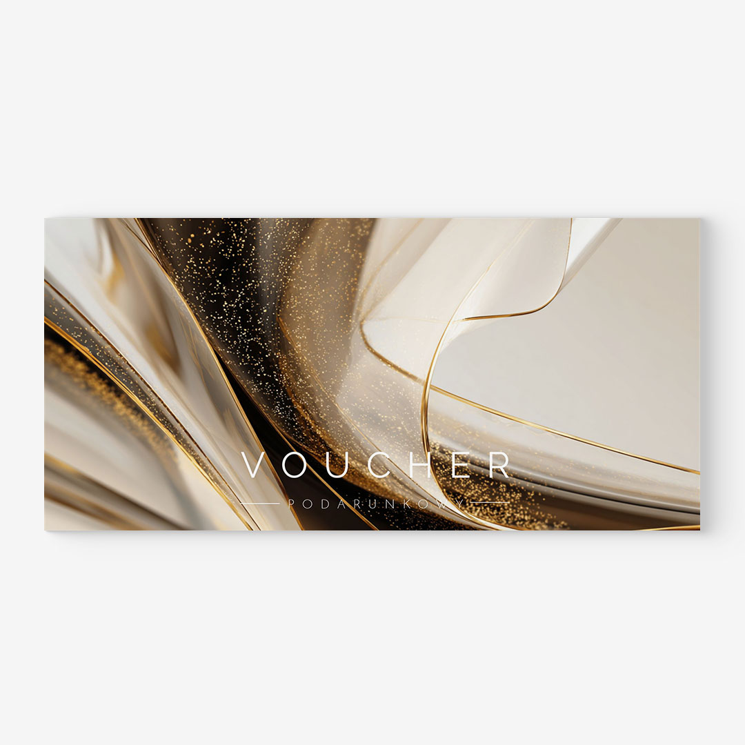 Elegancki Voucher podarunkowy z nadrukiem logo - VCH551