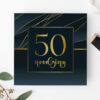 Zaproszenie na 50 urodziny granat
