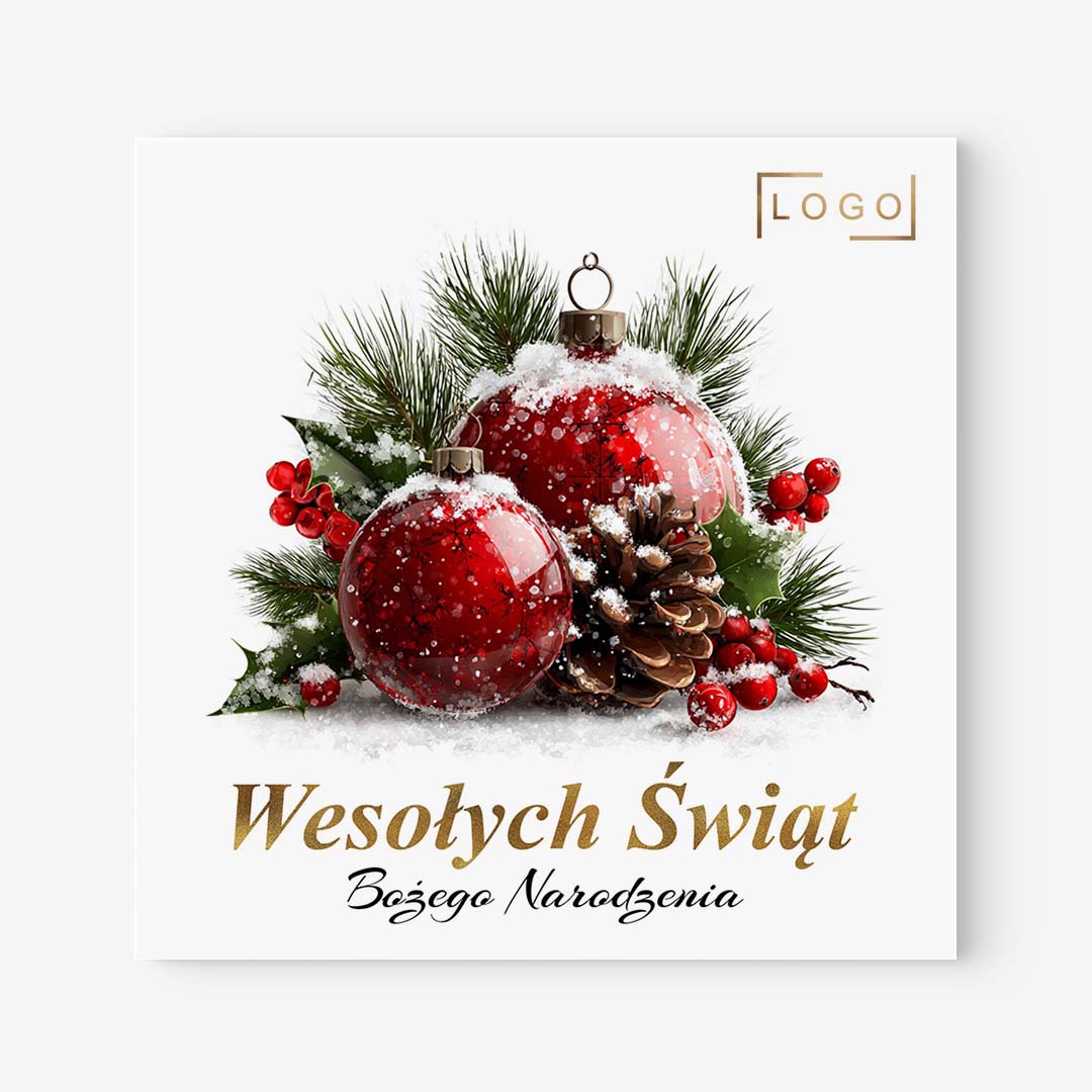 Firmowe kartki świąteczne z życzeniami – BN°535