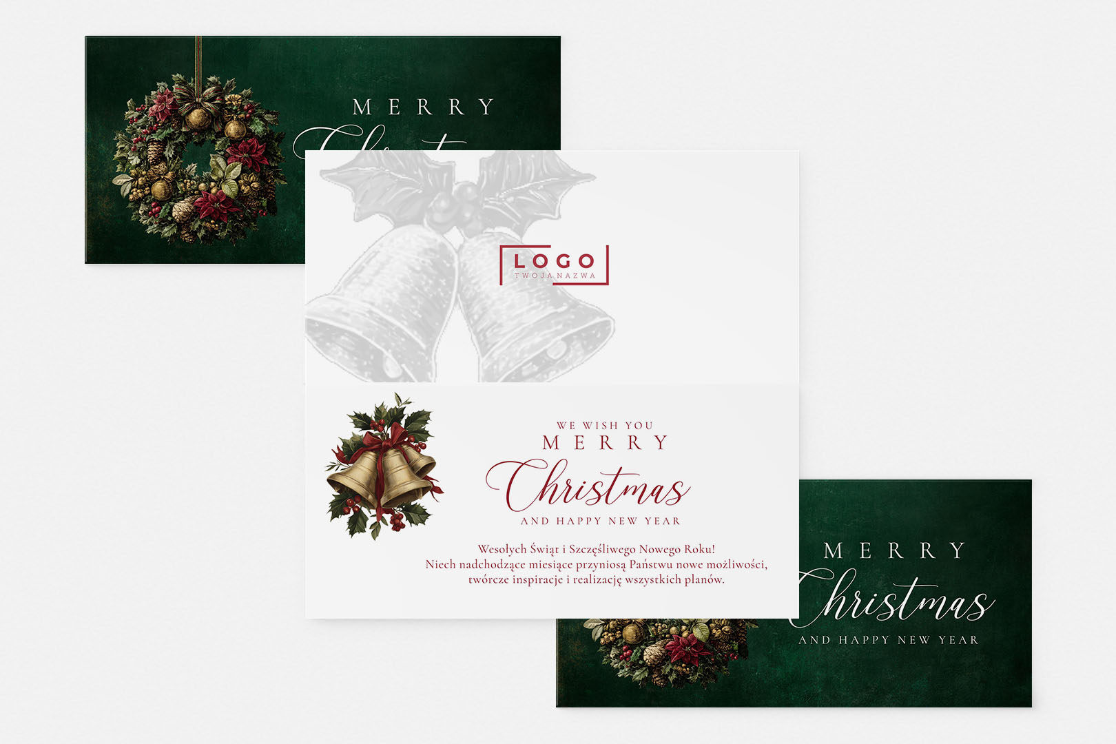Kartki Świąteczne z życzeniami dla firm – BN°521 - obrazek 3