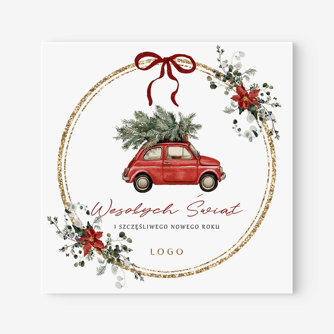Kartki świąteczne z życzeniami firmowymi  – BN°619