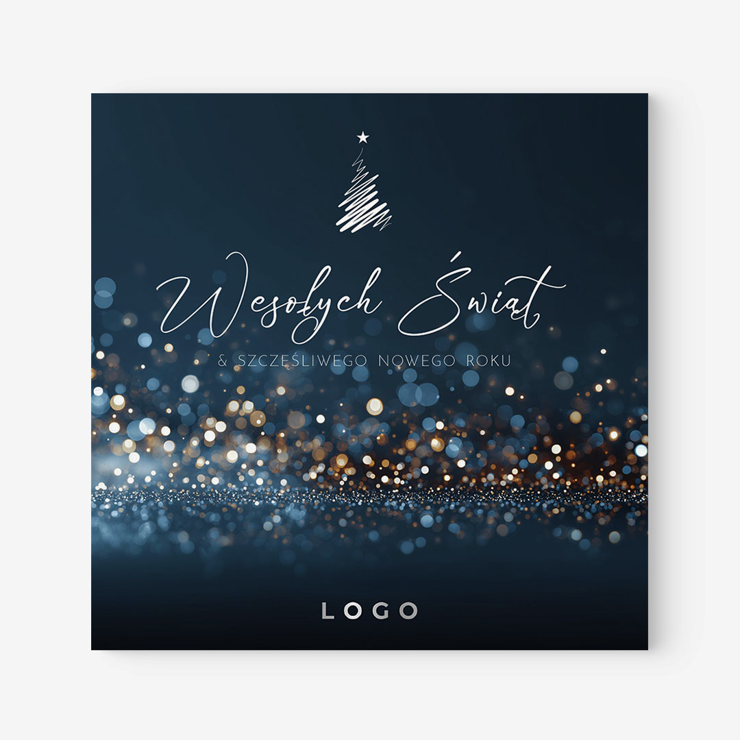 Kartki świąteczne z życzeniami firmowymi  – BN°609