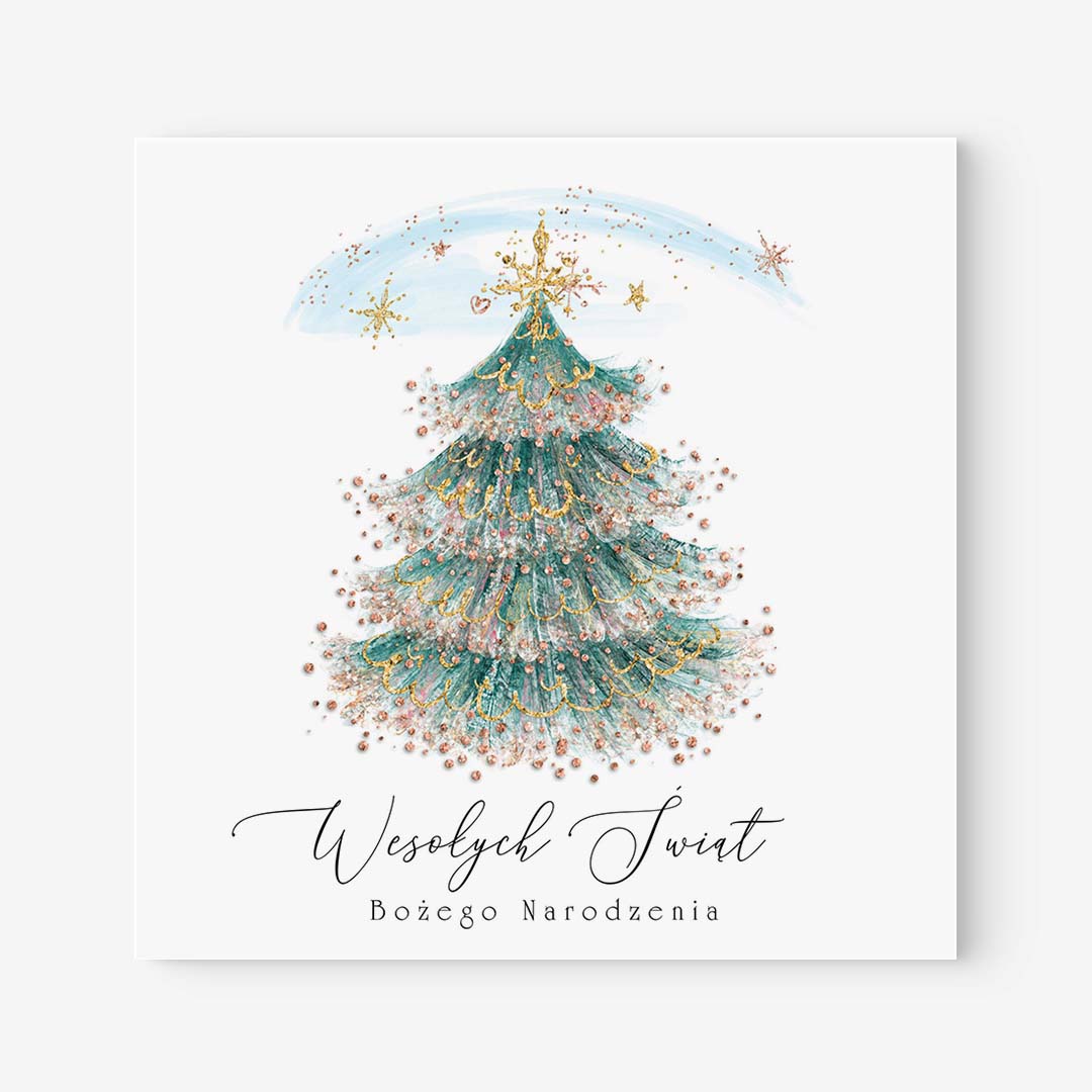 Personalizowane Kartki Świąteczne z logo - Liro