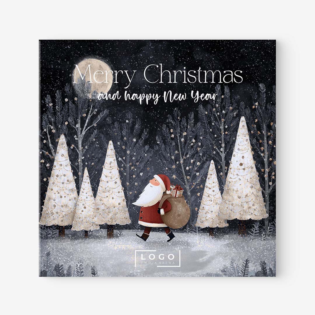 Firmowe Kartki Świąteczne z Logo – BN°507