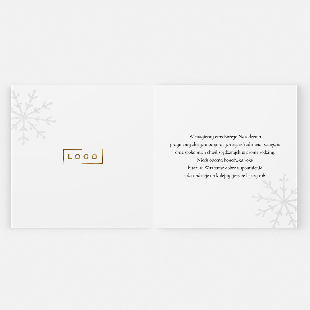 Piękne kartki świąteczne z życzeniami firmowymi – BN°716 - obrazek 2