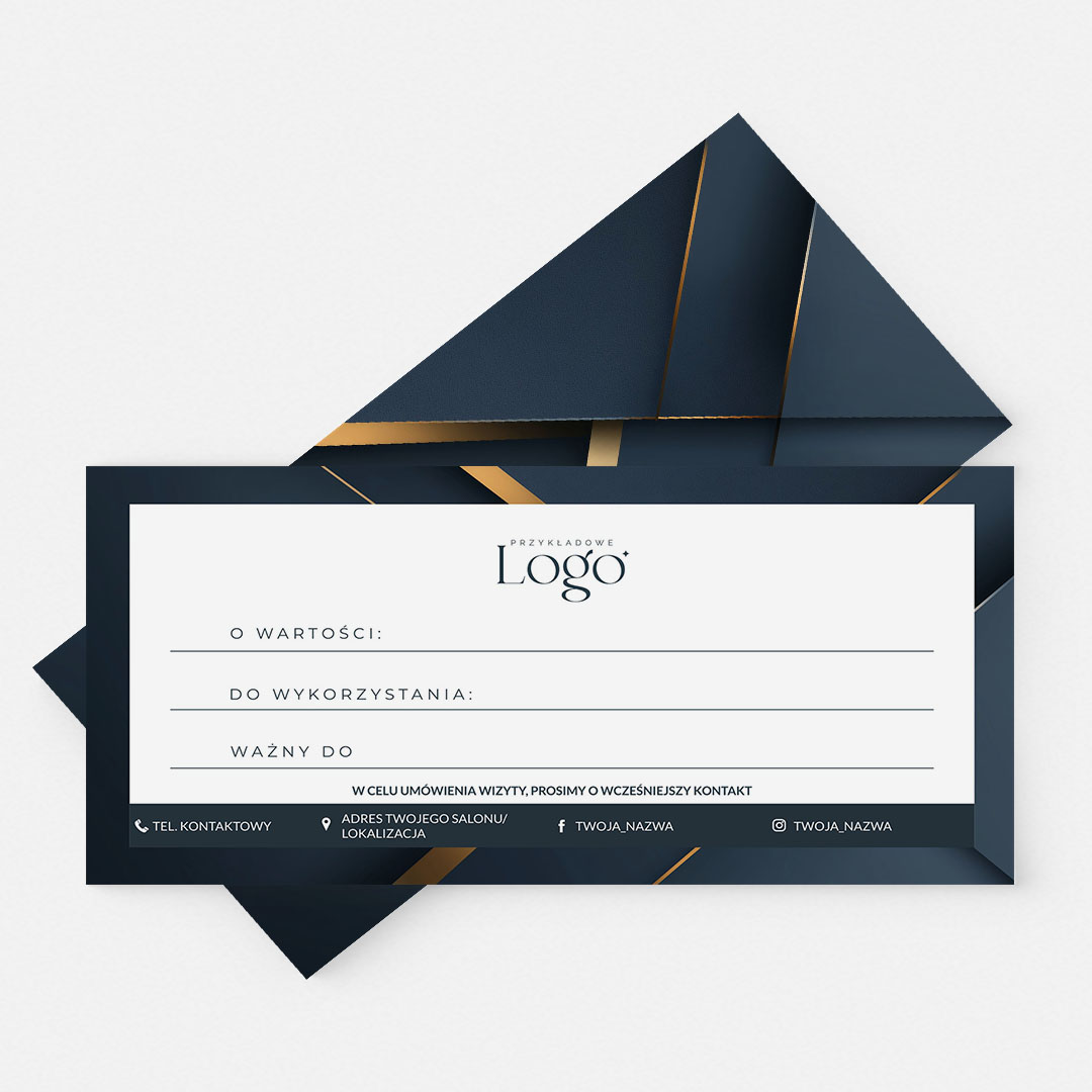 Alternative view of Vouchery podarunkowe z nadrukiem logo - VCH558