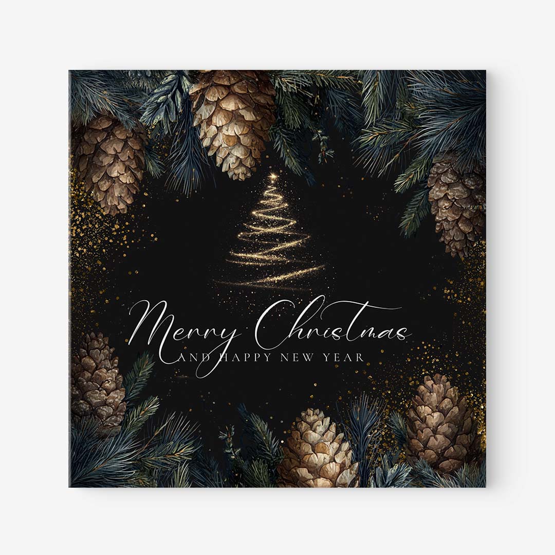 Piękne kartki świąteczne z życzeniami firmowymi – BN°716