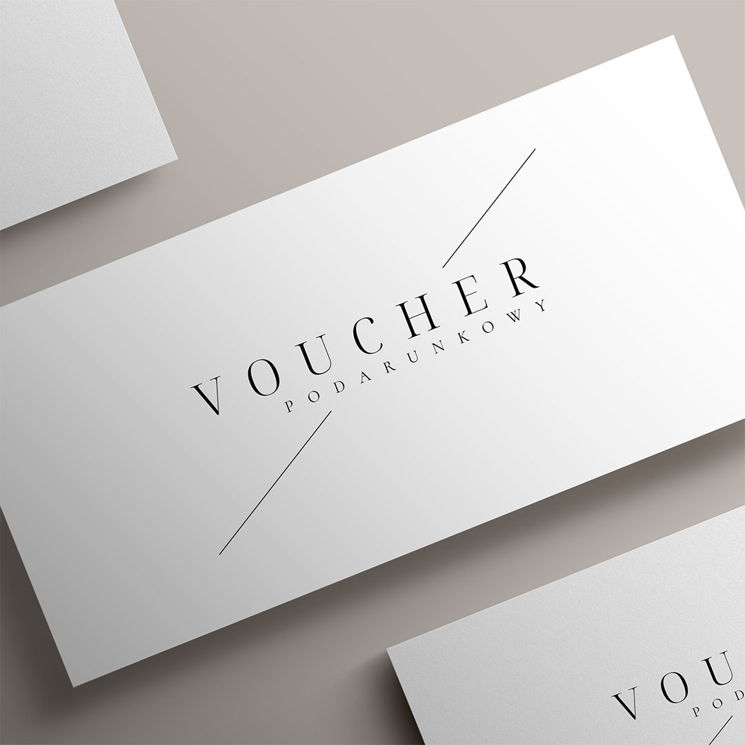 Minimalistyczny Voucher na produkt lub usługę - VCH580