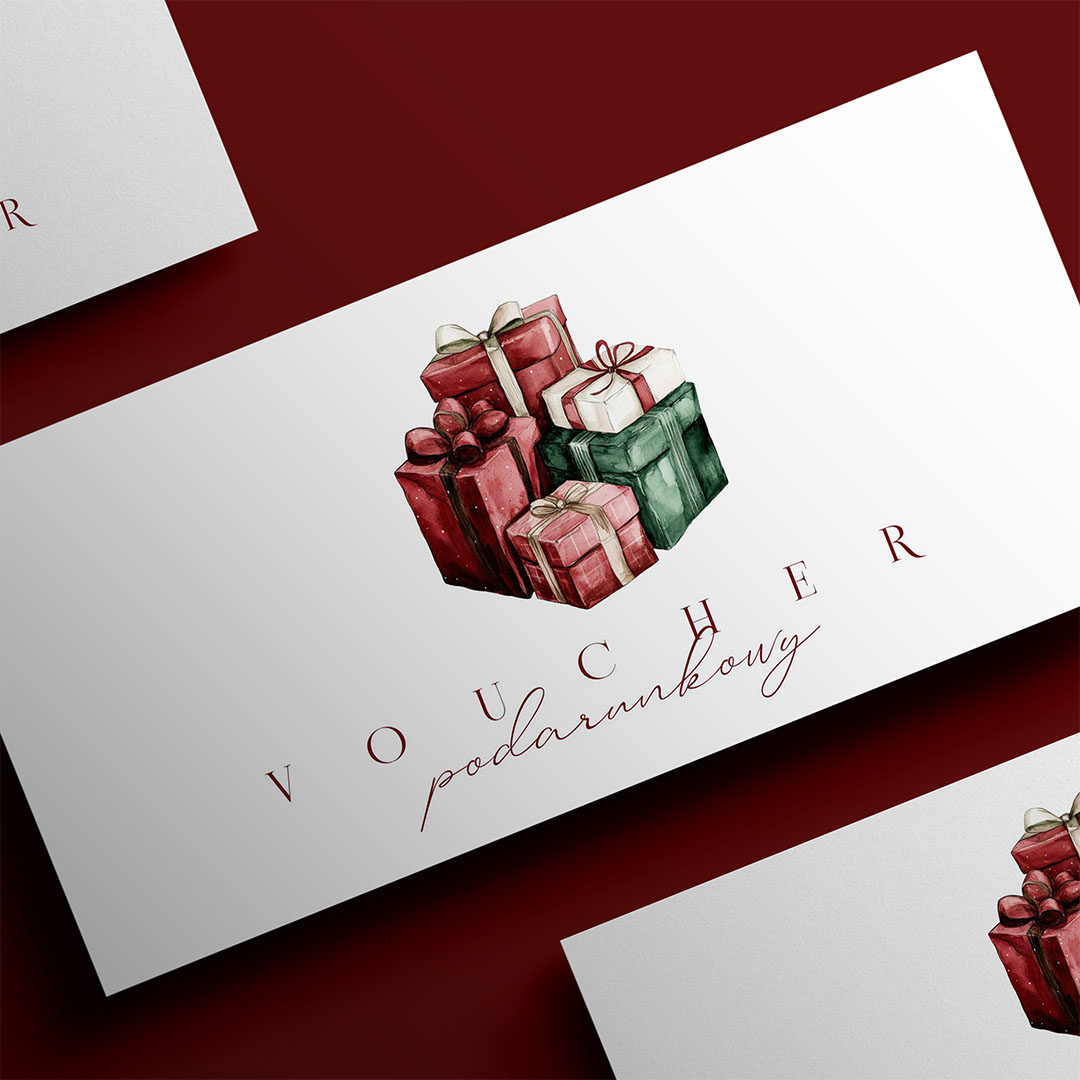 Świąteczne Vouchery Podarunkowe z nadrukiem logo - VCH572