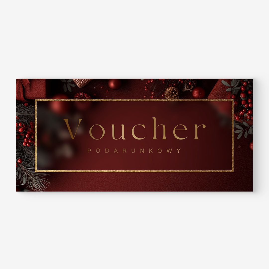 Świąteczne Vouchery Podarunkowe z nadrukiem logo - VCH563