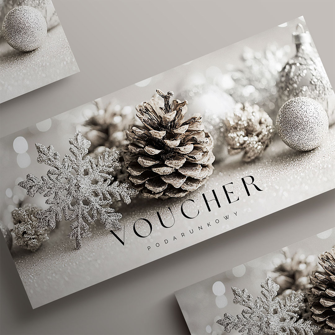 Świąteczny Voucher podarunkowy z logo - VCH542