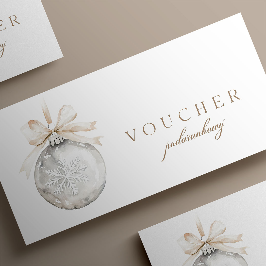 Świąteczne Vouchery Podarunkowe z nadrukiem logo - VCH573