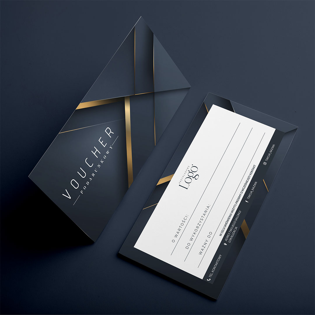 Alternative view of Vouchery podarunkowe z nadrukiem logo - VCH558