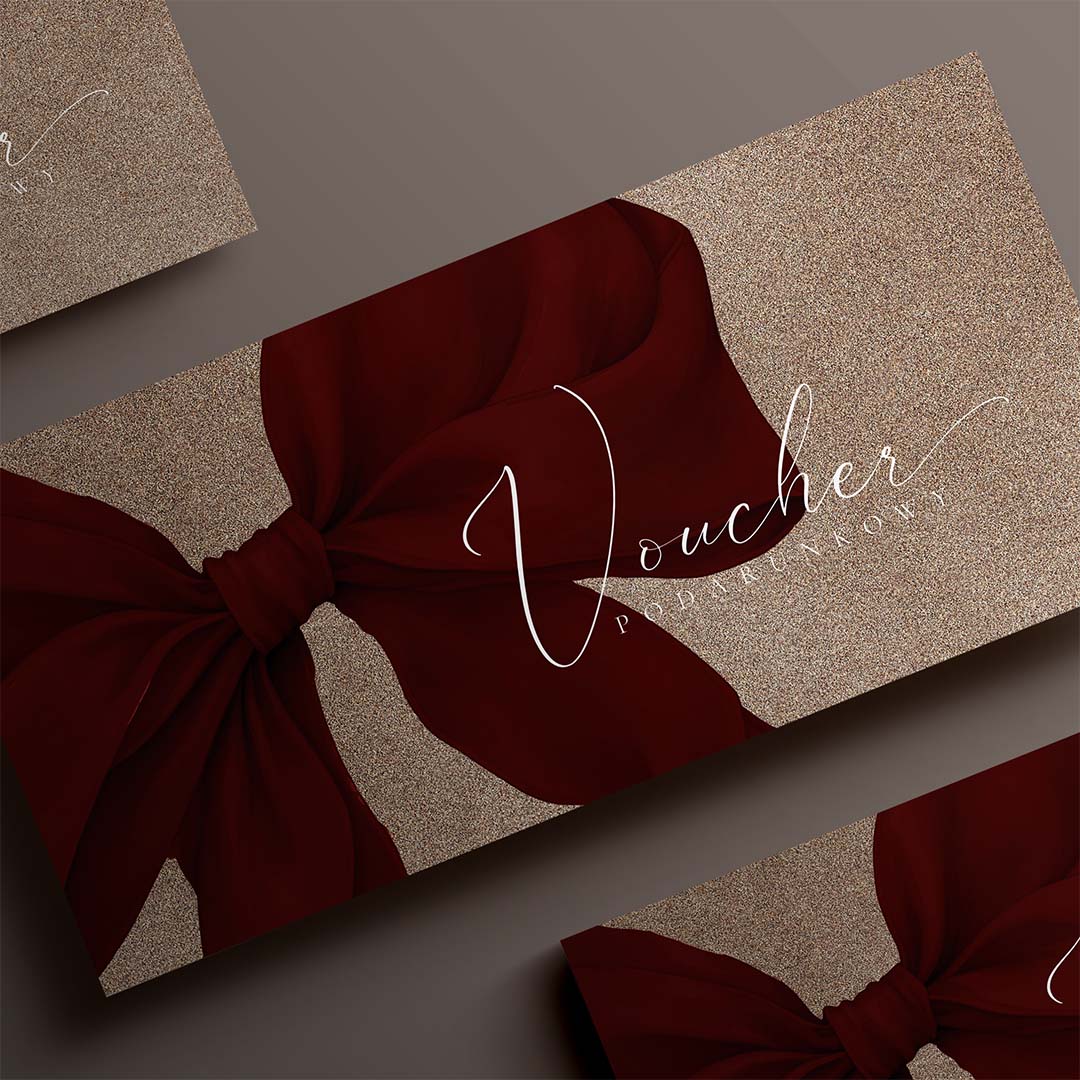 Świąteczne Vouchery Podarunkowe z nadrukiem logo - VCH576