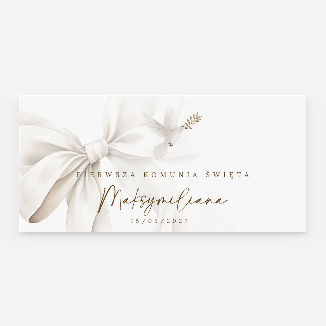 Zaproszenie na Pierwszą Komunię Świętą - BRT571