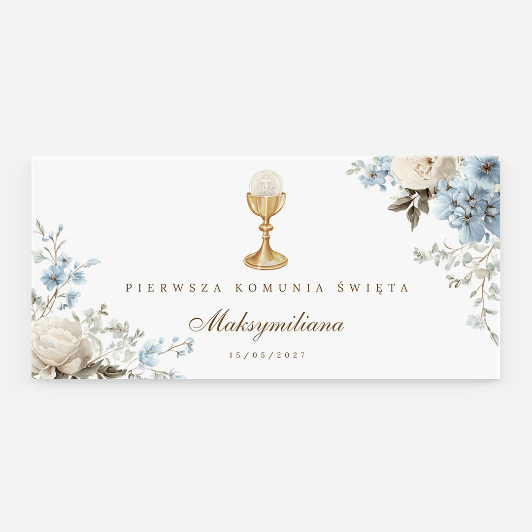 Zaproszenie na Pierwszą Komunię Świętą - BRT570