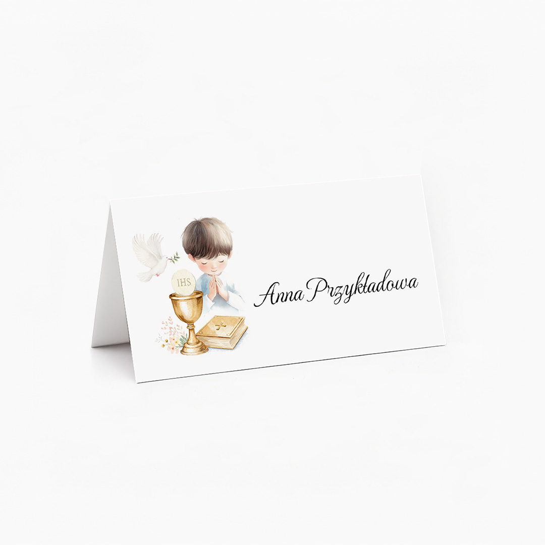 Winietki na komunię z hostią - T932