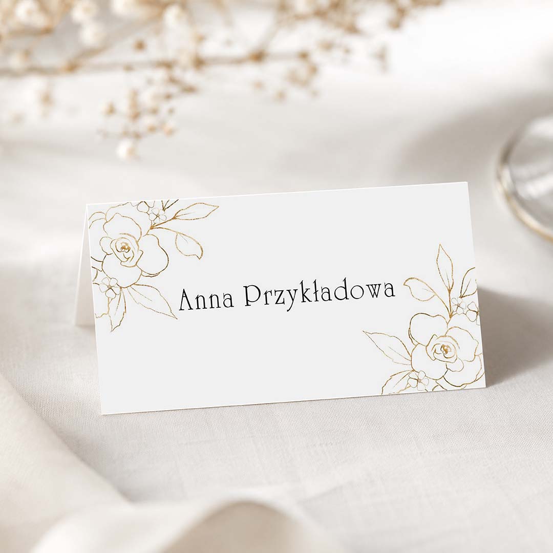 Winietka z delikatnym kwiatuszkiem – T896