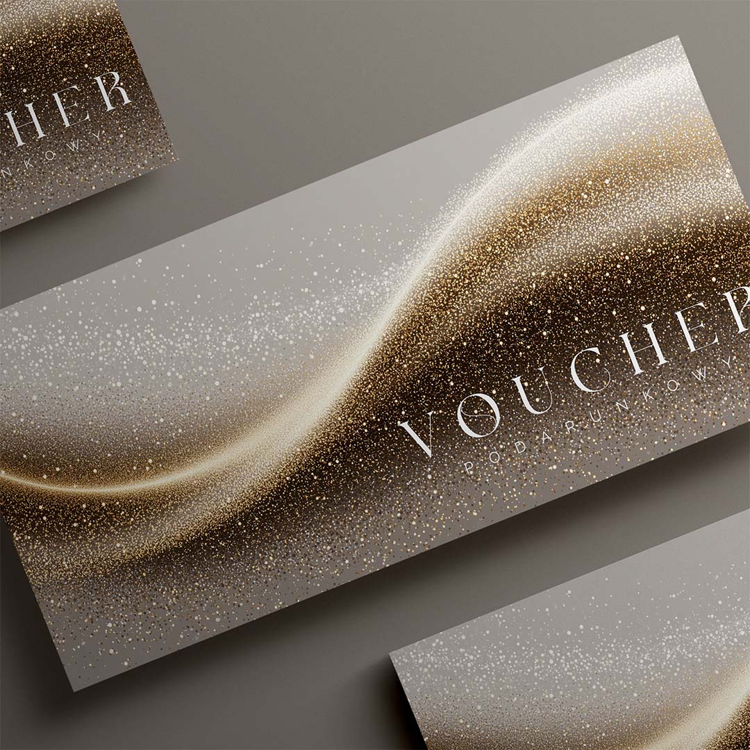 Elegancki Voucher podarunkowy z logo - VCH560