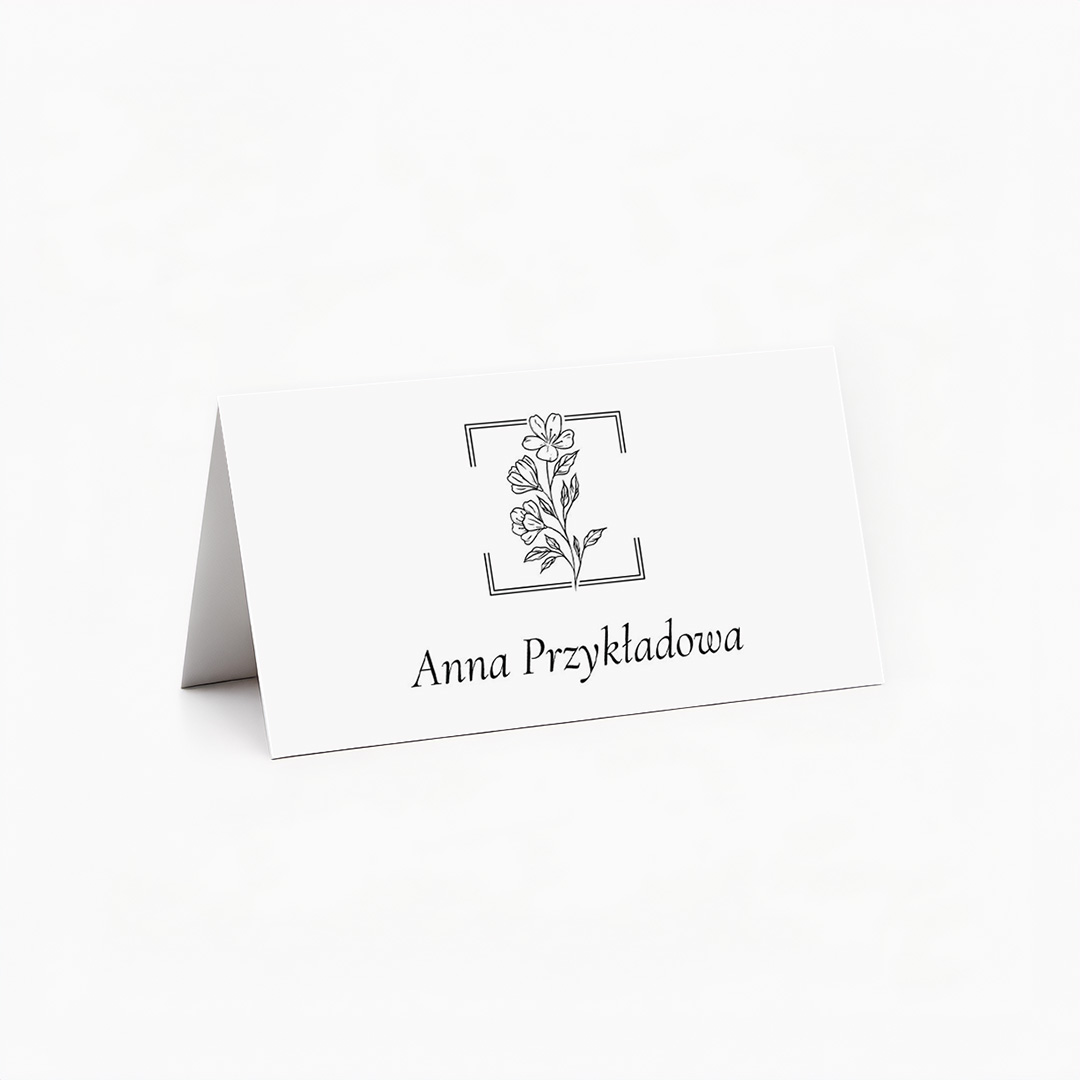 Winietki na stół w stylu minimalistycznym - T980