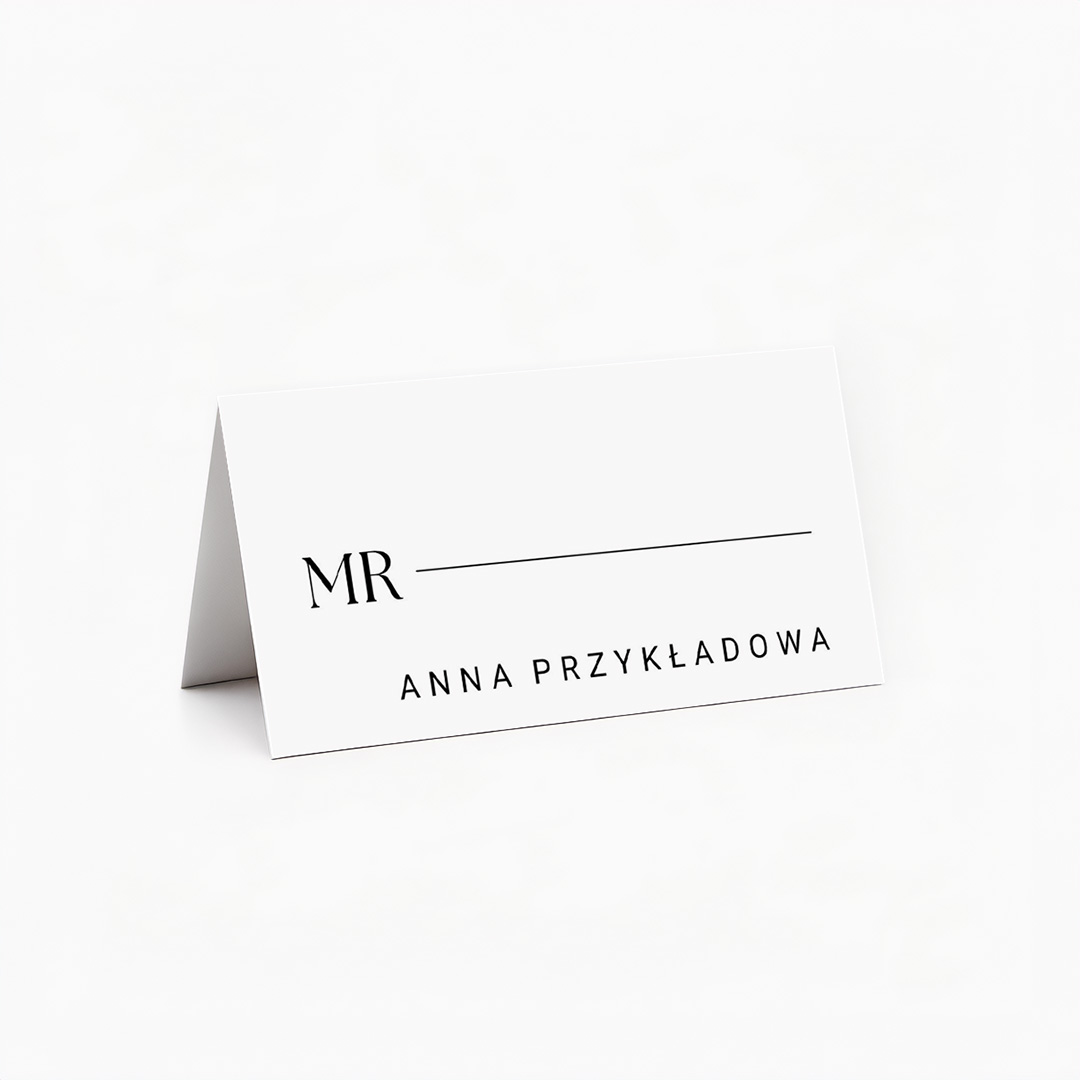 Winietki na stół w stylu minimalistycznym - T982