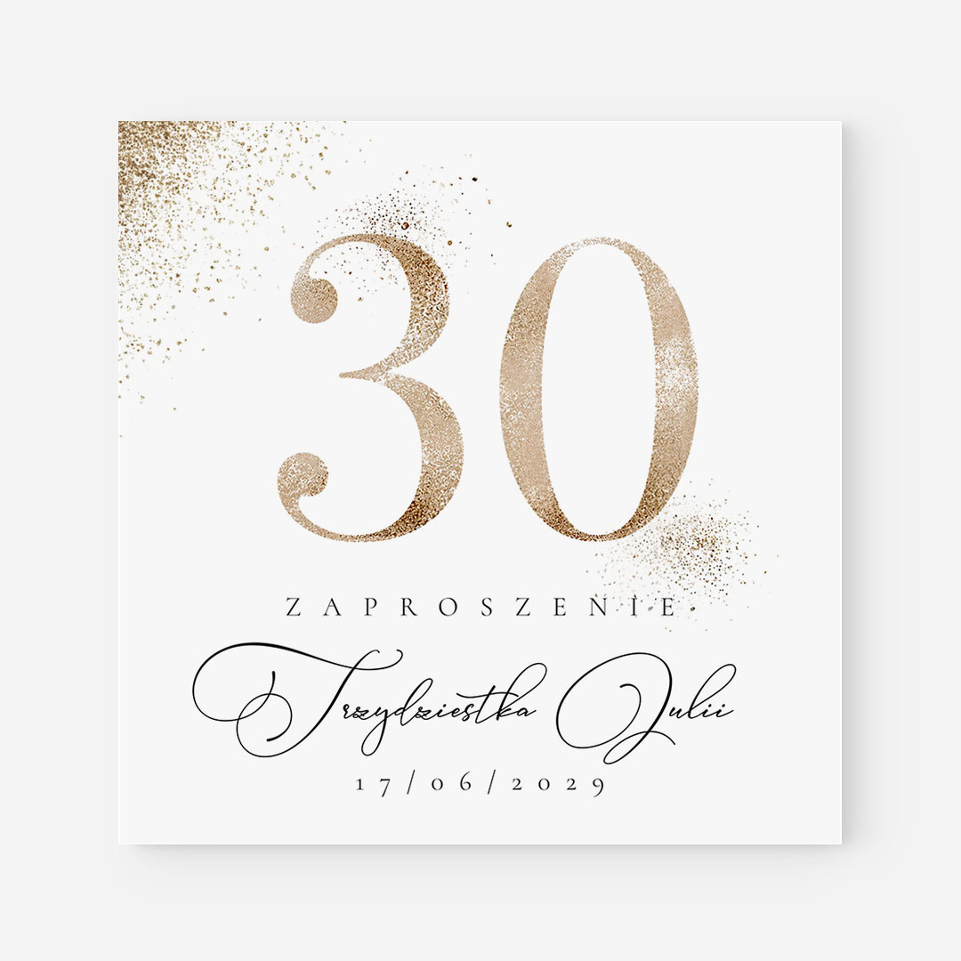 Zaproszenie na 30 urodziny – RT°103