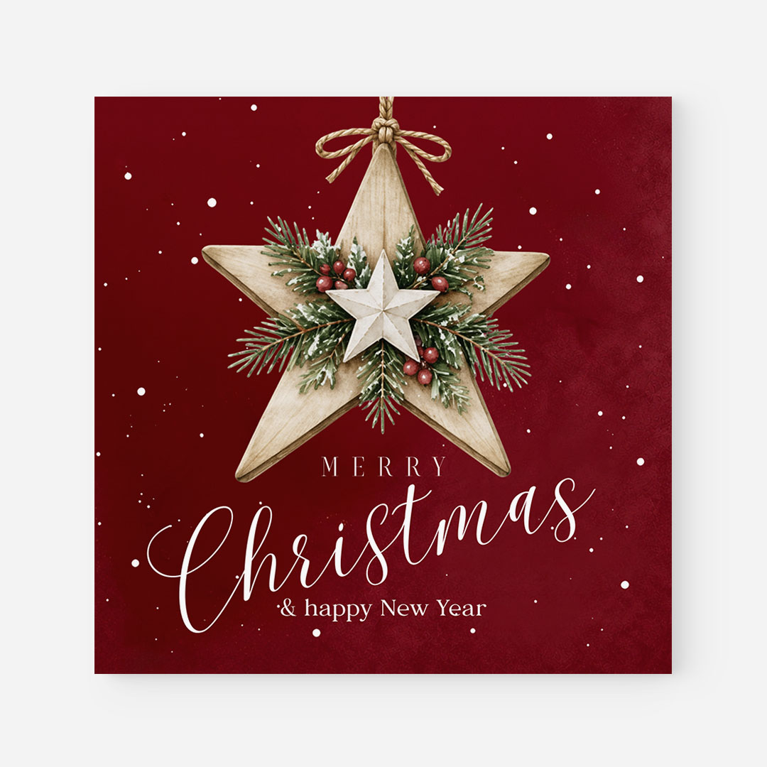 Kartki Merry Christmas z logo – BN°1021